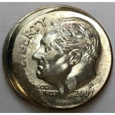 UNITED STATES OF AMERICA 2007P . ONE 1 DIME . ERROR . MIS-STRIKE